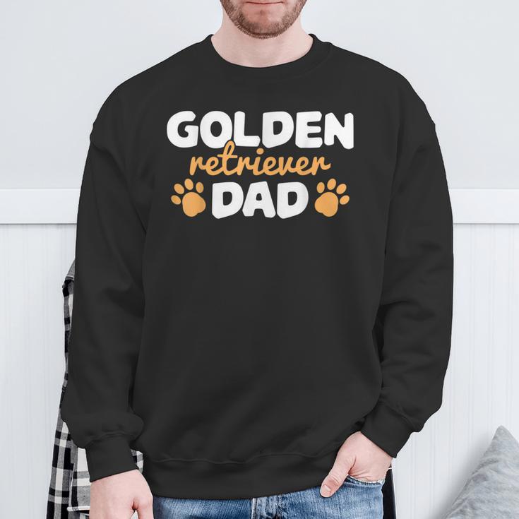 Herren Golden Retriever Dad Papa Süß Sweatshirt Geschenke für alte Männer