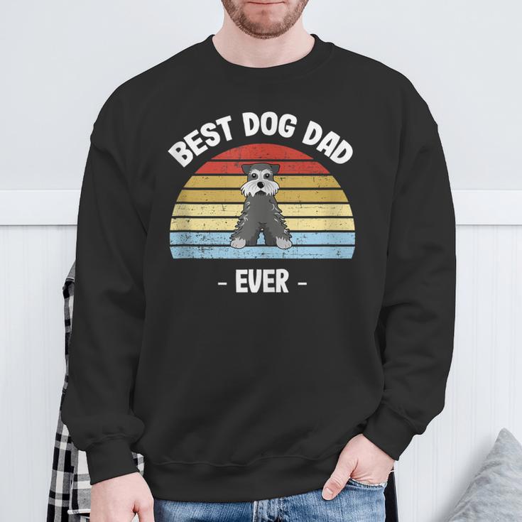 Herren Zwergschnauzer Papa Geschenk Sweatshirt Geschenke für alte Männer