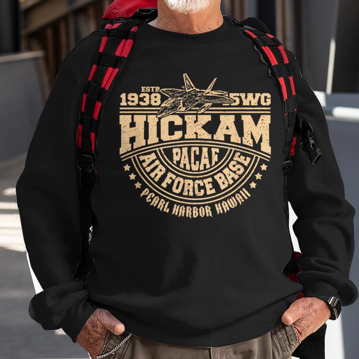 Hickam Air Base Usaf Pearl Harbor Hawaii Usa Sweatshirt Gifts for Old Men