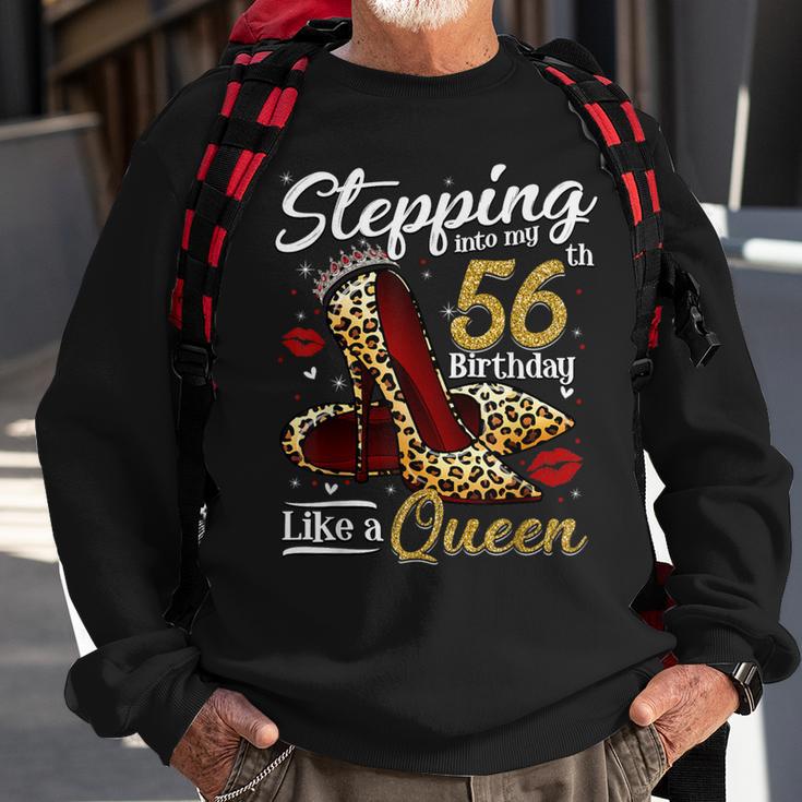 High Heels Stepping Into My 56Th Birthday 56 And Fabulous Sweatshirt Gifts for Old Men