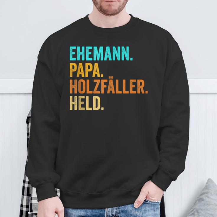 Holzfäller Papaater Holt Förster Wald Waldarbeiter Lustig Sweatshirt Geschenke für alte Männer