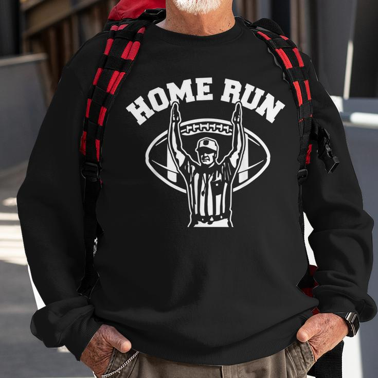 Home Run Football Referee Football Touchdown Homerun Sweatshirt Gifts for Old Men