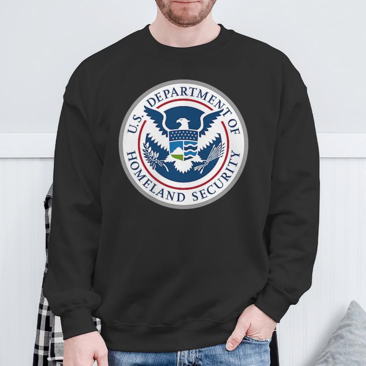 Homeland Security Tsa Veteran Work Emblem Patch Sweatshirt Gifts for Old Men