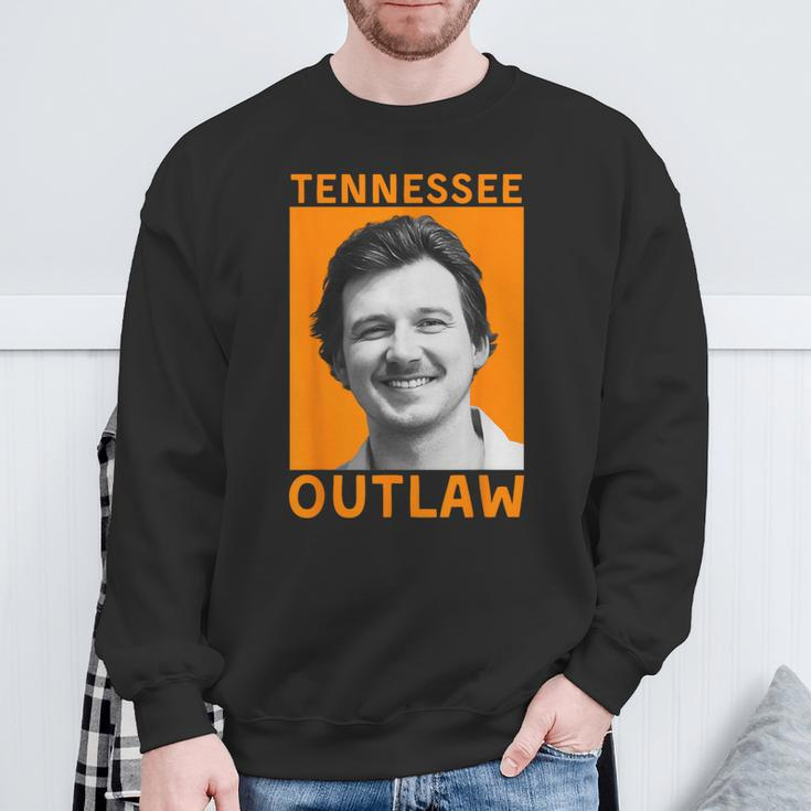 Hot Morgan Tennessee Outlaw Orange Shot April 2024 Sweatshirt Gifts for Old Men