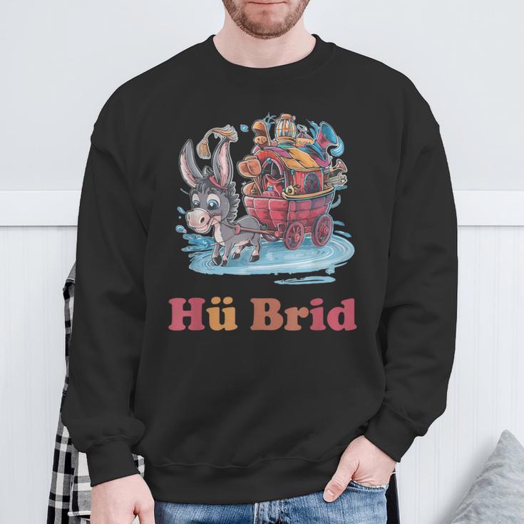 Hü Brid Lustiges Hybrid Auto Pferd Sweatshirt Geschenke für alte Männer