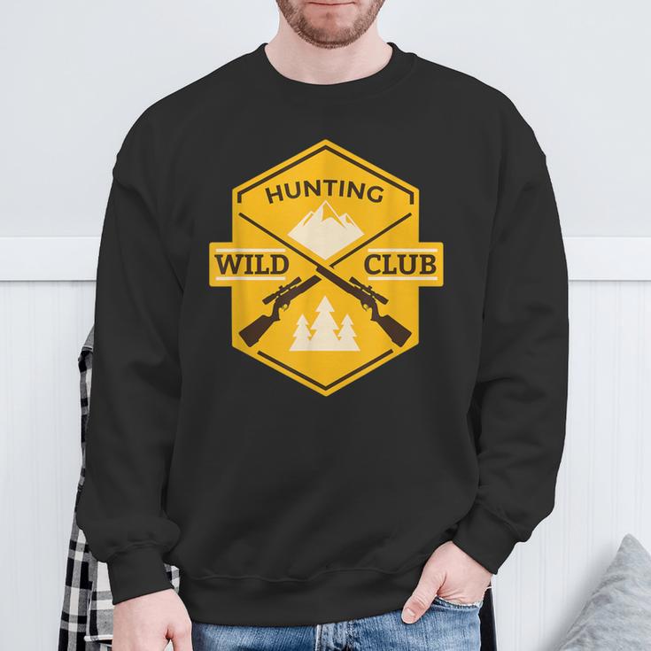 Hunting Club Hunting Hobby Sweatshirt Gifts for Old Men