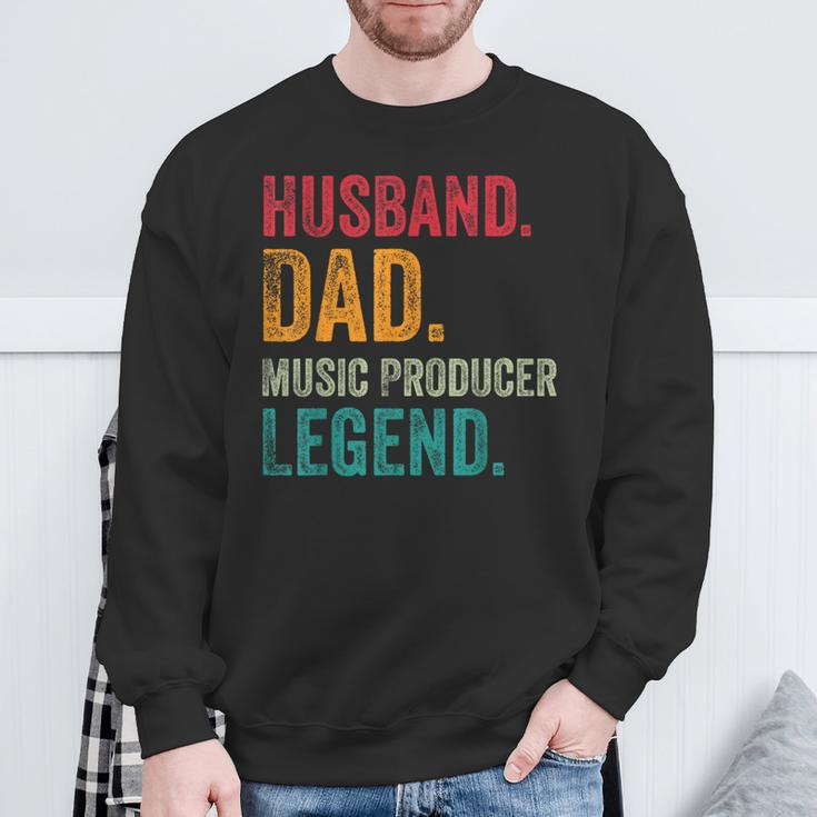 Husband Dad Music Producer Making Beats Beat Maker Sweatshirt Gifts for Old Men
