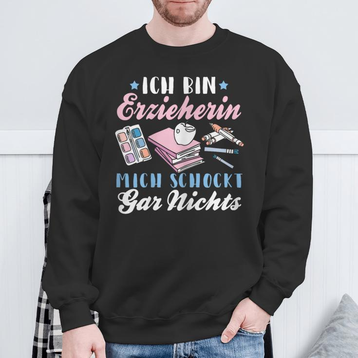 Ich Bin Erzieherin German Language Sweatshirt Geschenke für alte Männer