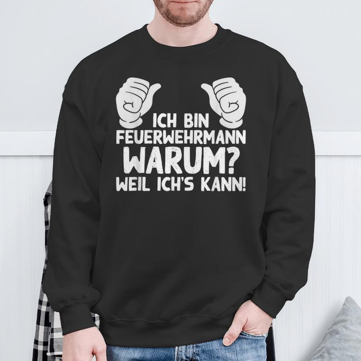 Ich Bin Feuerwehrmann Fire Brigade Sweatshirt Geschenke für alte Männer