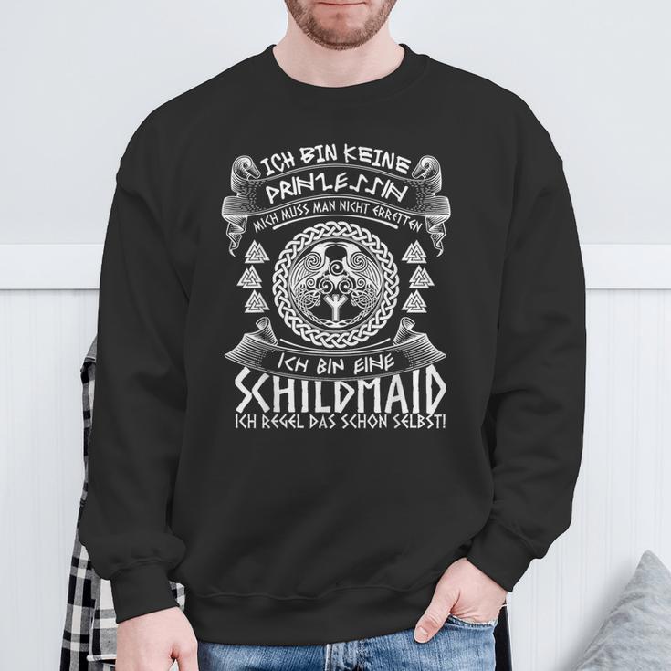 Ich Bin Keine Prinzessin Ich Bin Eine Schildmaid Sweatshirt Geschenke für alte Männer