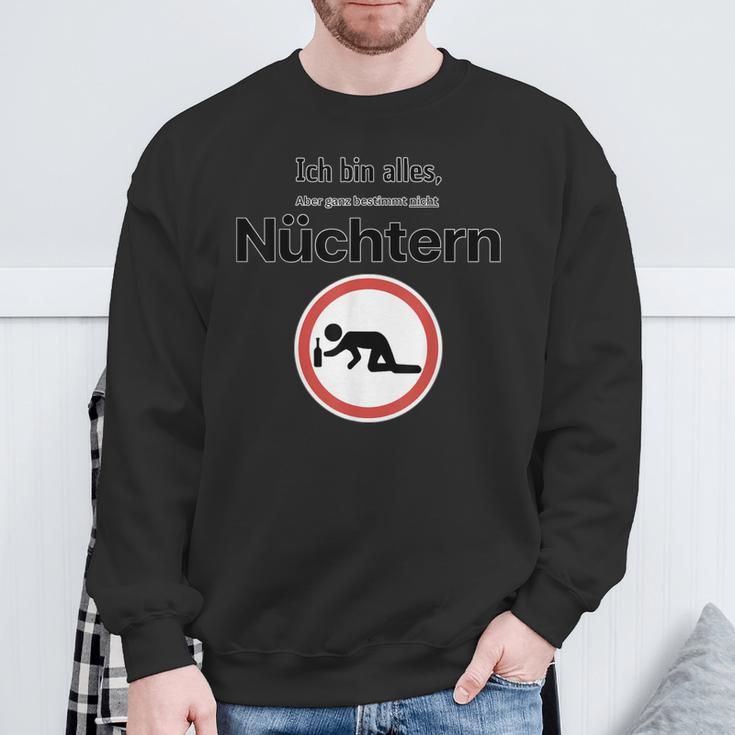 Ich Bin Nüchtern Alkohol Sweatshirt Geschenke für alte Männer