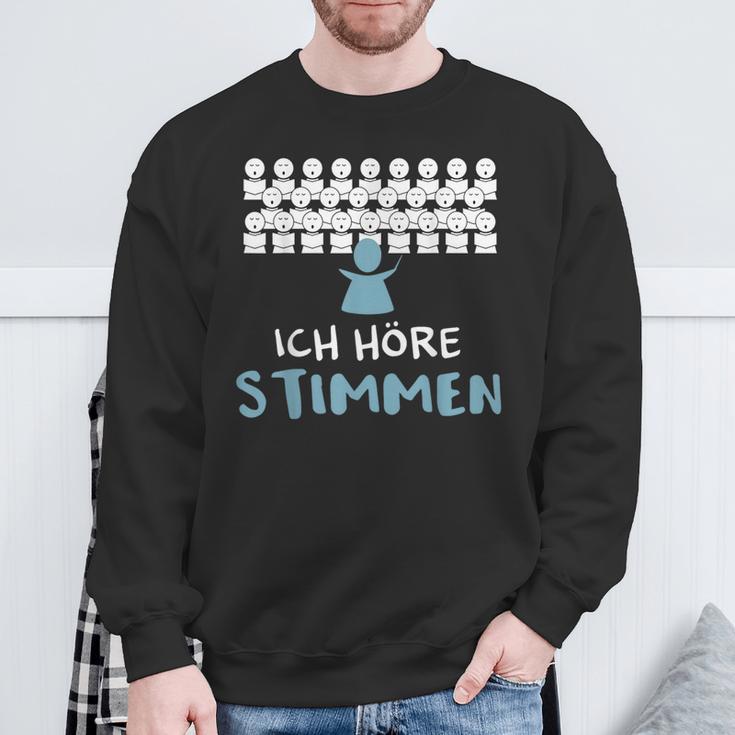 Ich Hörre Stimmen Sweatshirt Geschenke für alte Männer