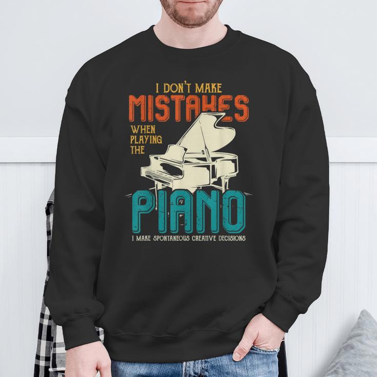 Ich Mache Keine Fehlbei Klavierspiel I'm Not Mistake Sweatshirt Geschenke für alte Männer