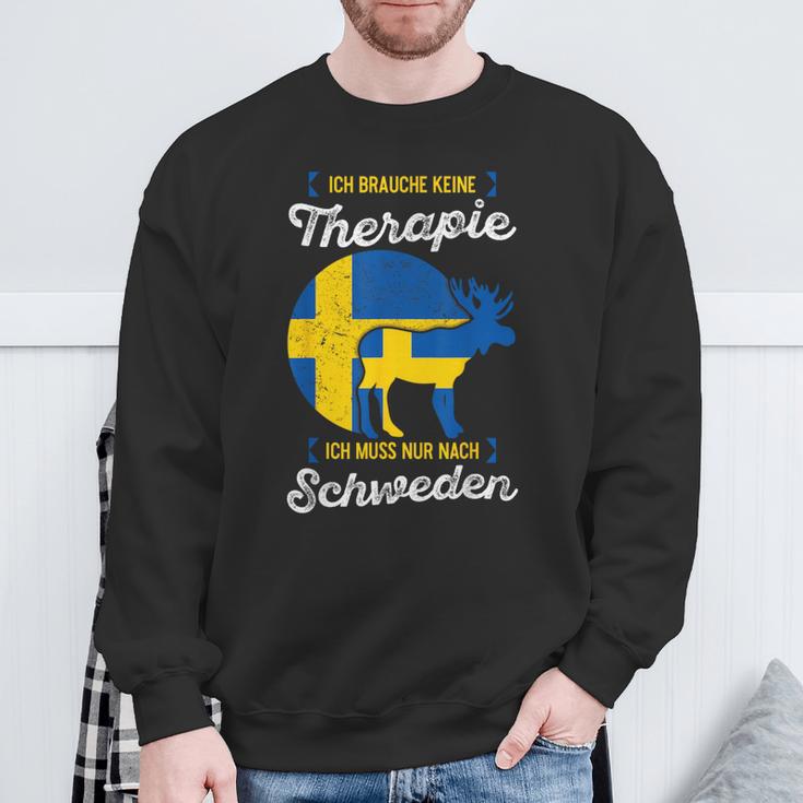 Ich Muss Nur Nach Sweden German Language Sweatshirt Geschenke für alte Männer