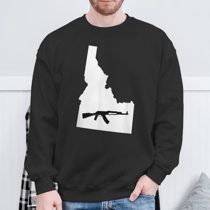 Idaho Pride Gun Rights 2Nd Amendment Sweatshirt Gifts for Old Men