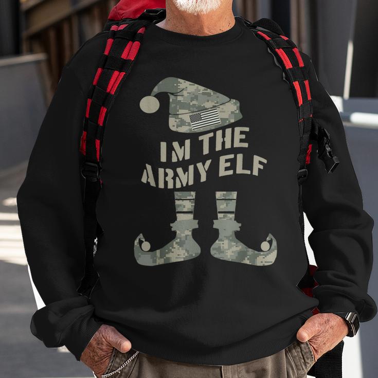 I'm The Army Elf Camo Christmas Santa Military Helper Sweatshirt Gifts for Old Men