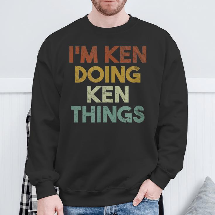 I'm Ken Doing Ken Things First Name Ken Sweatshirt Gifts for Old Men