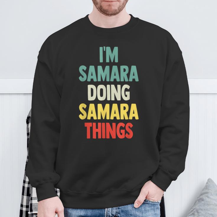 Samara Stuff I'm Samara Doing Samara Things Fun Nombre Personalizado Samara Camisa ...