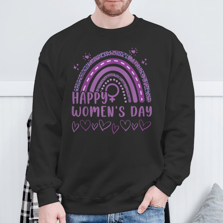 International Women's Day 2024 Women's Rainbow Sweatshirt Gifts for Old Men