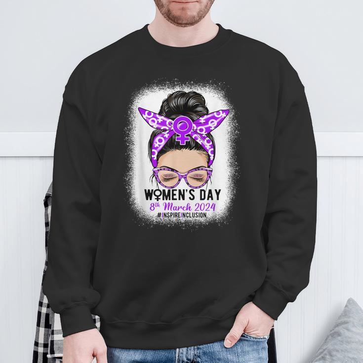 International Women's Day 8 March 2024 Inspire Inclusion Sweatshirt Gifts for Old Men