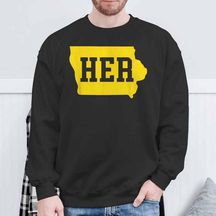 Iowa Her Sweatshirt Gifts for Old Men