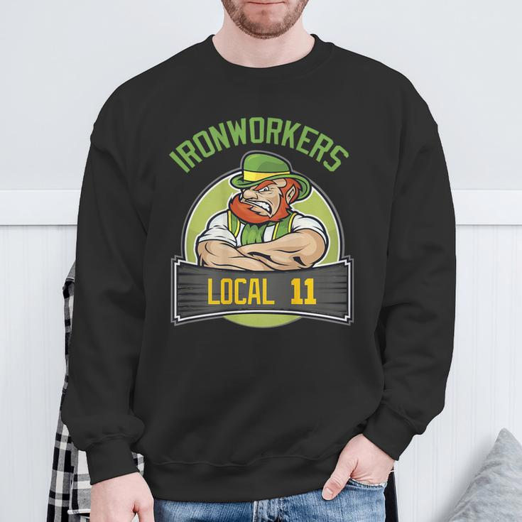 Iron Workers Local 11 Sweatshirt Gifts for Old Men