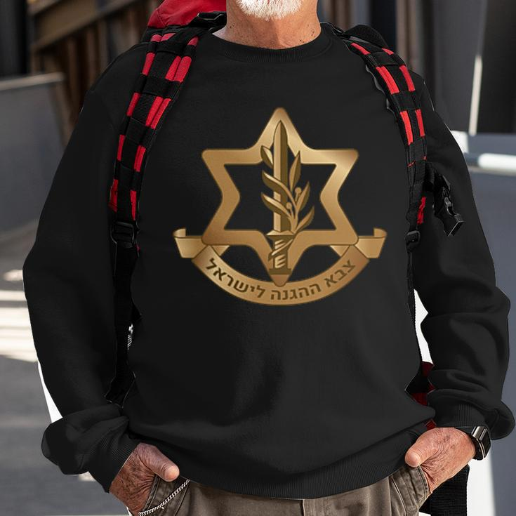 Israel Defense Force Idf Israeli Armed Forces Emblem Sweatshirt Gifts for Old Men