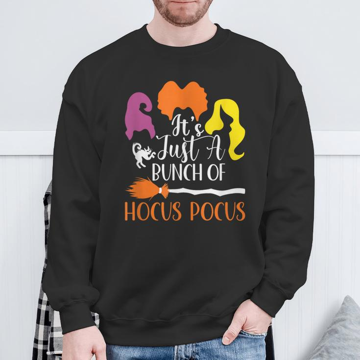 It's Just A Bunch Of Hocus Pocus Sanderson's Sisters Sweatshirt Gifts for Old Men