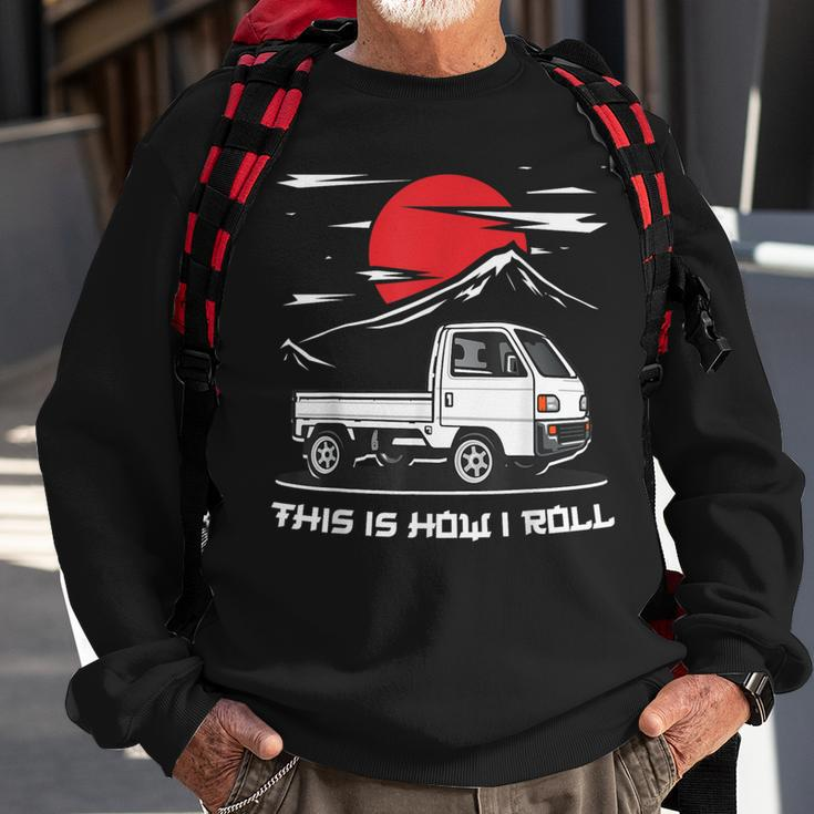 Japan Mini Truck Kei Car Cab Over Compact 4Wd Off Road Truck Sweatshirt Gifts for Old Men