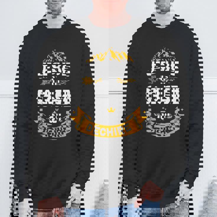 Je Suis Un Cousin Qui Déchire Idée Original Drôle Sweater e Cadeaux pour les vieillards