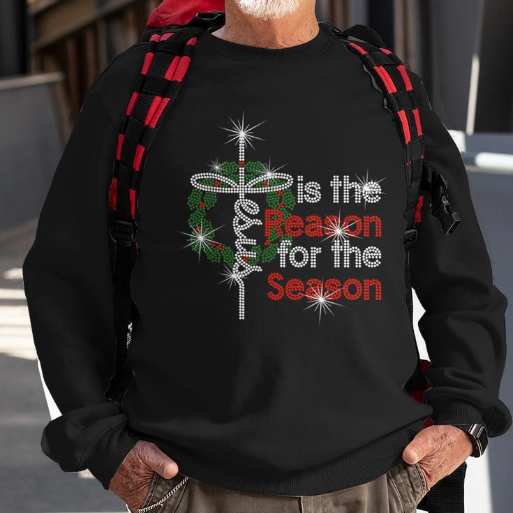 Jesus Is The Reason For The Season Sweatshirt Gifts for Old Men