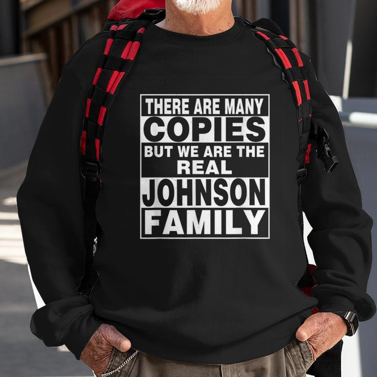 Johnson Surname Family Name Personalized Johnson Sweatshirt Gifts for Old Men