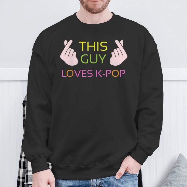 K-Pop This Guy Loves Kpop Cute Korean Music Sweatshirt Gifts for Old Men