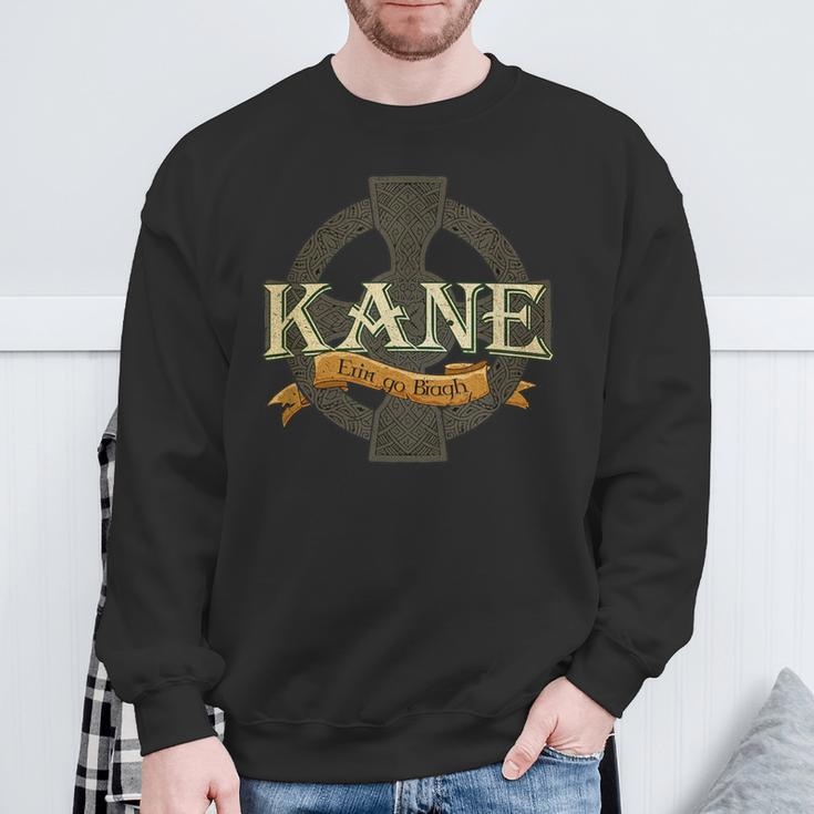 Kane Irish Surname Kane Irish Family Name Celtic Cross Sweatshirt Gifts for Old Men