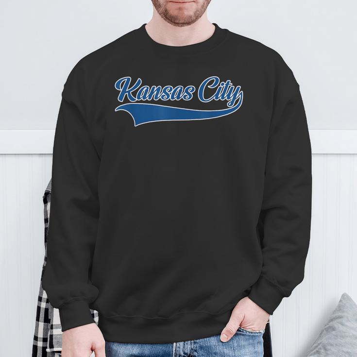 Kansas City Hometown Pride Throwback Classic Sweatshirt Gifts for Old Men