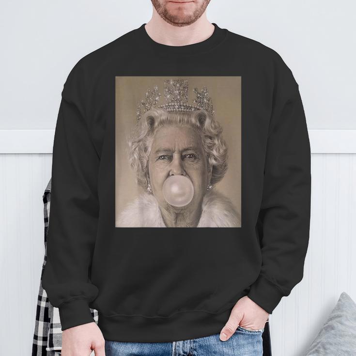 Kaugummi-Blase Grafikdruck Sweatshirt, Unisex Kreativ-Design Geschenke für alte Männer