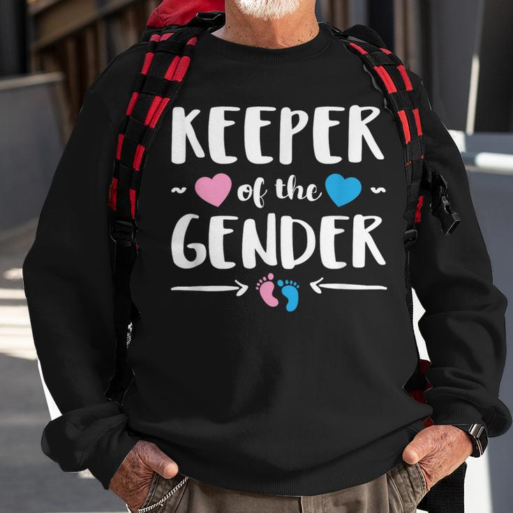 Keeper Of Gender Reveal Gender Reveal Announcement Sweatshirt Gifts for Old Men
