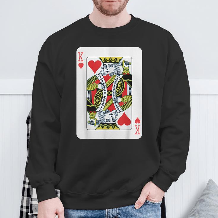 King sales card sweatshirt