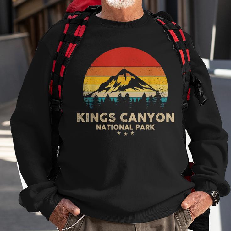 Kings Canyon National Park Retro Souvenir Sweatshirt Gifts for Old Men