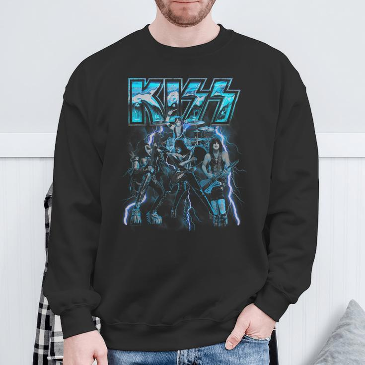 Kiss Blue Blitz Sweatshirt Geschenke für alte Männer