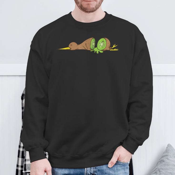 Kiwi Bird Cut Like A Kiwi Fruit Sweatshirt Geschenke für alte Männer