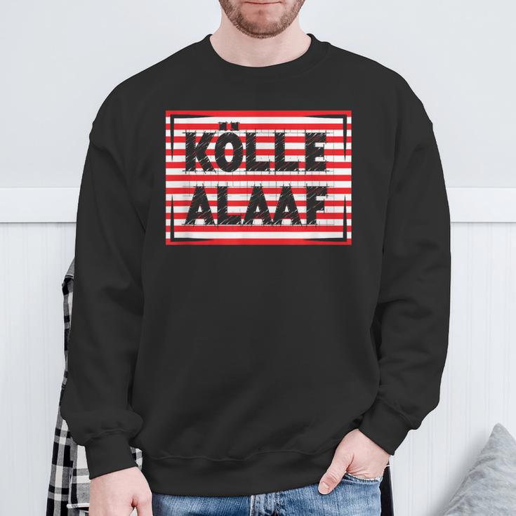 Kölle Alaaf With Red Stripes Sweatshirt Geschenke für alte Männer