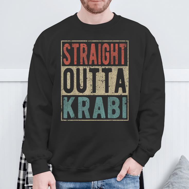 Krabi Souvenir Gerade Aus Krabi Sweatshirt Geschenke für alte Männer