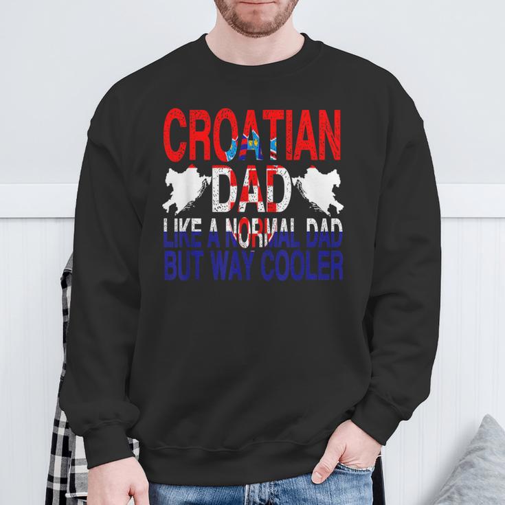 Kroatischerater Kroatischeratertag Sweatshirt Geschenke für alte Männer