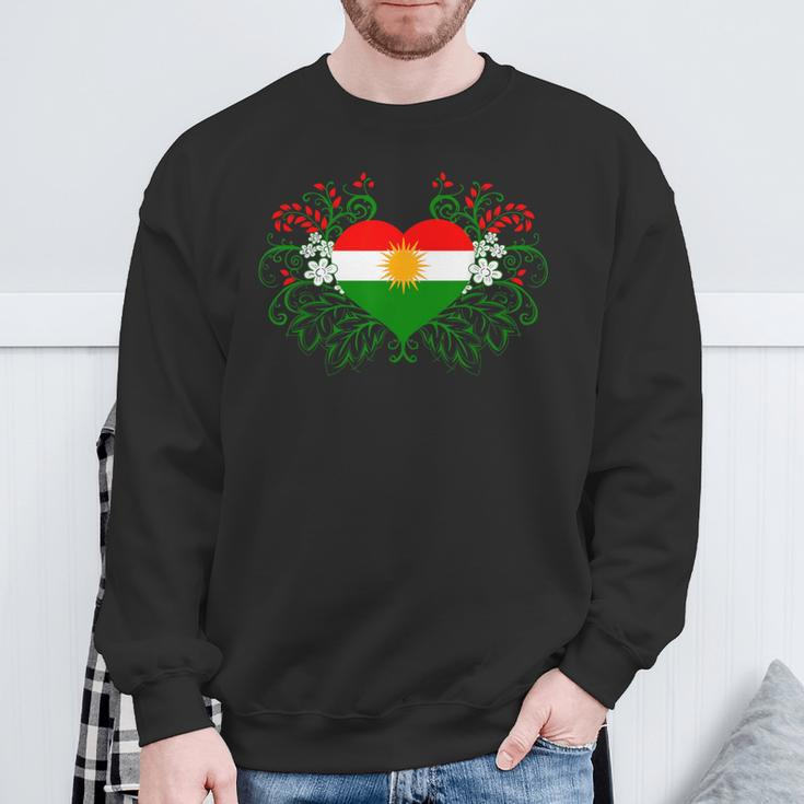 Kurdistan Kurdish Flag Kurdish Sweatshirt Geschenke für alte Männer