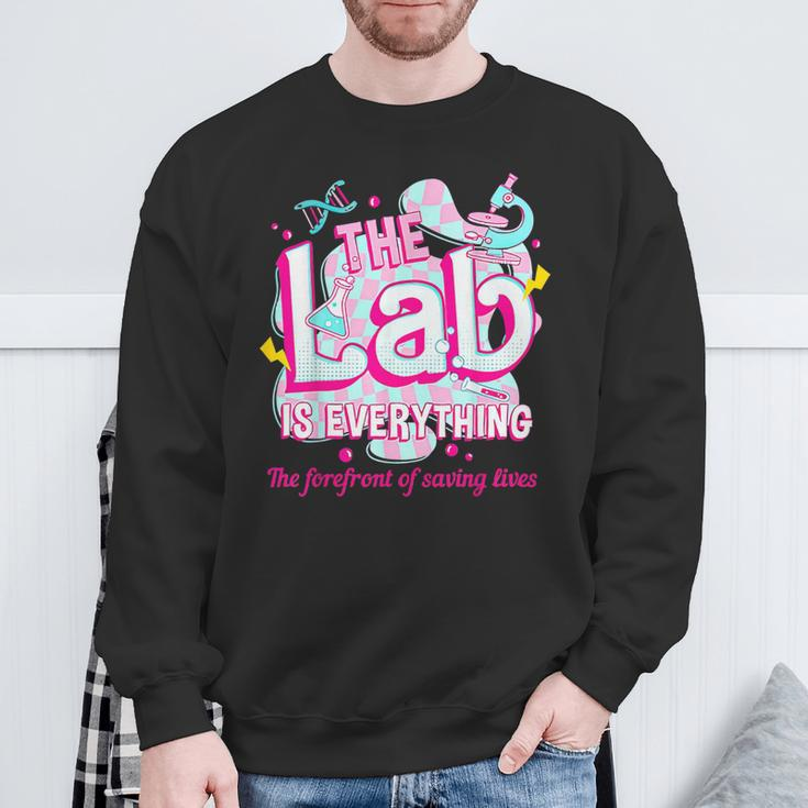 The Lab Is Everything The Lab Tech's Prayer Lab Week 2024 Sweatshirt Gifts for Old Men
