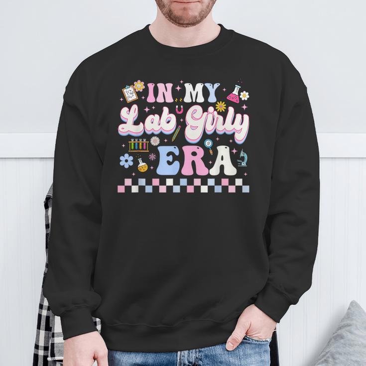 In My Lab Girly Era Professional Lab Technician Sweatshirt Gifts for Old Men