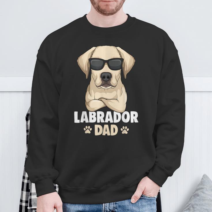 Labrador Dog Dad Sweatshirt Geschenke für alte Männer