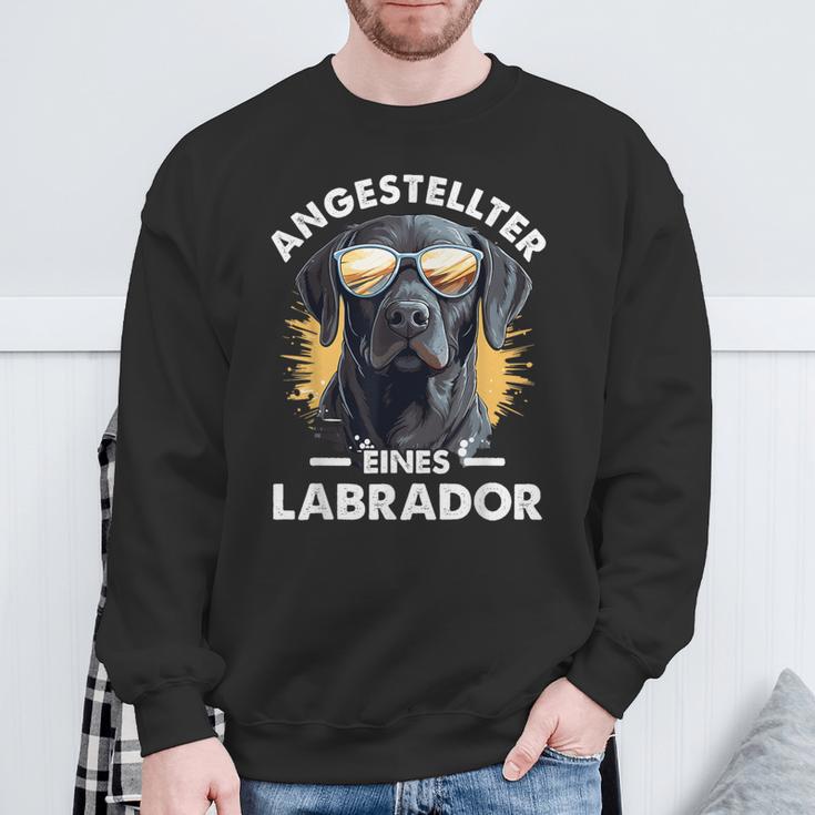 Labrador Employee Slogan Dog Sweatshirt Geschenke für alte Männer