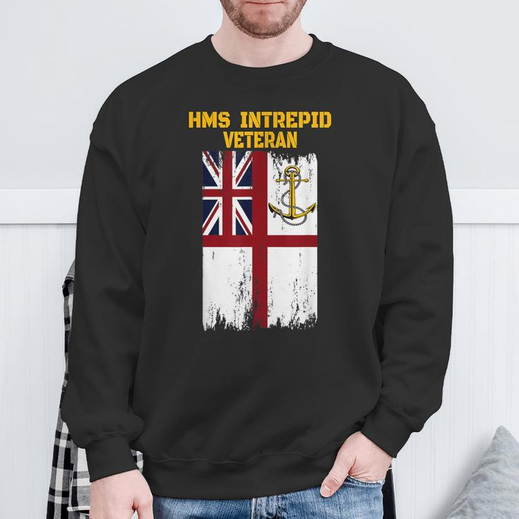 Landing Platform Dock Hms Intrepid L11 Veteran Father's Day Sweatshirt Gifts for Old Men